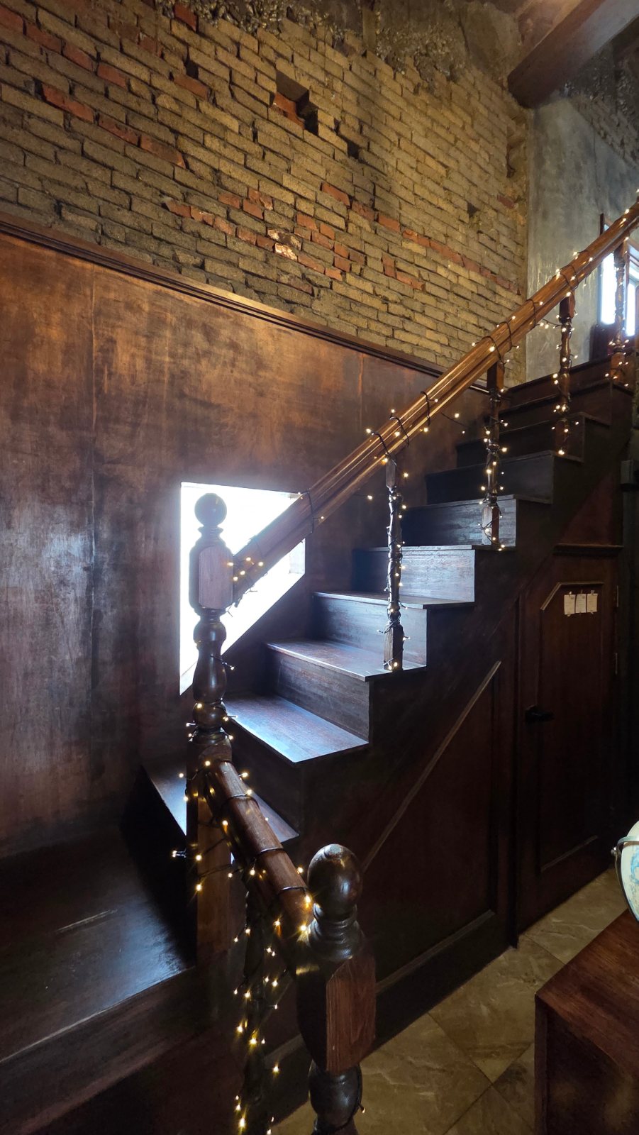 Wooden staircase